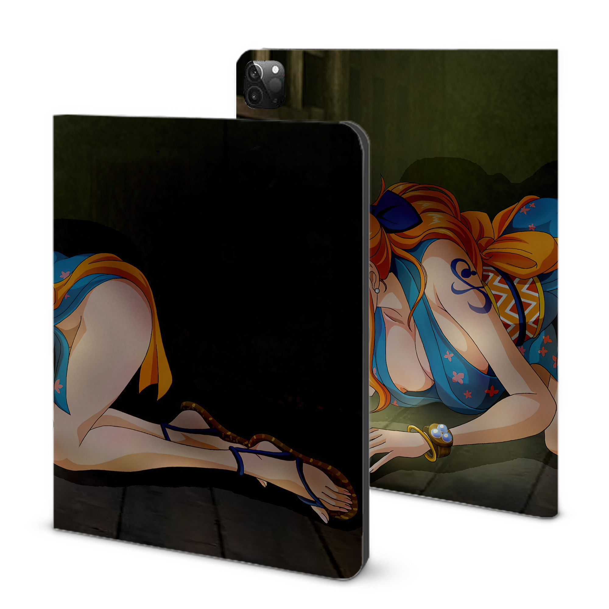 （画像用） ワンピース ONE PIECE IPadケース ペンホルダー付き ブックスタイルデザイン